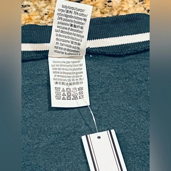 NWT PINK VS Ivy Fleece Front Zip Cardigan - Picture 10 of 12